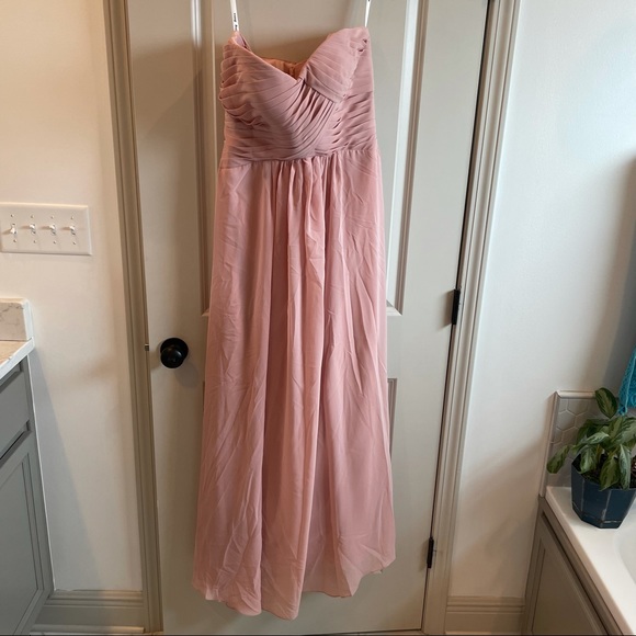 Dresses & Skirts - Rose/Blush Pink Strapless Evening Gown